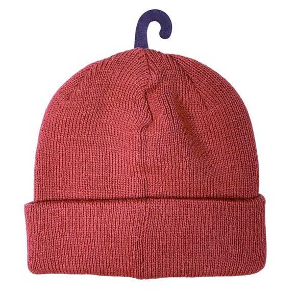 adidas Originals Trefoil Magic Earth Red White Knit Beanie Hat Adult's Fit - Picture 3 of 5
